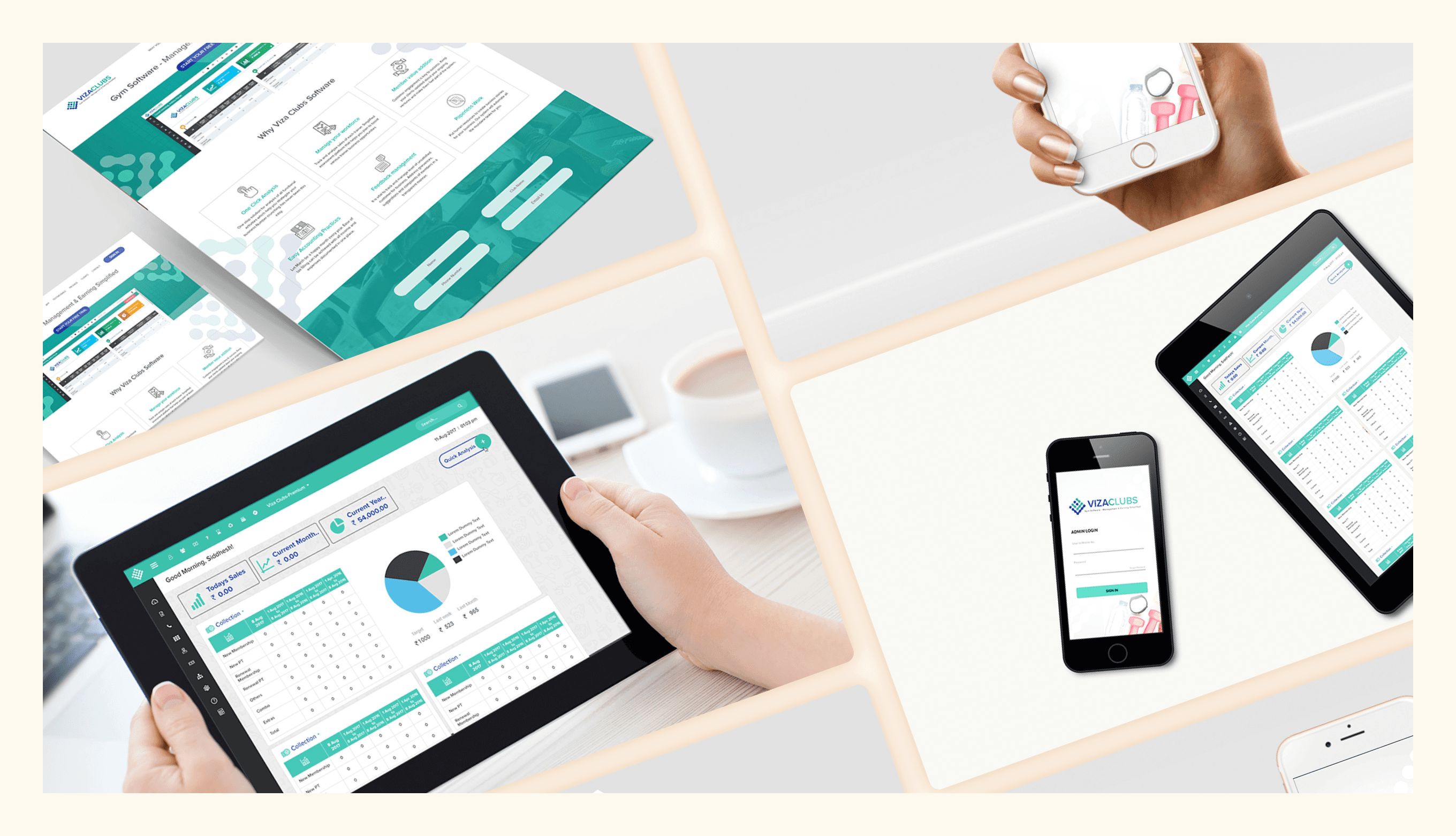 VizaClubs — Trainer earnings dashboard