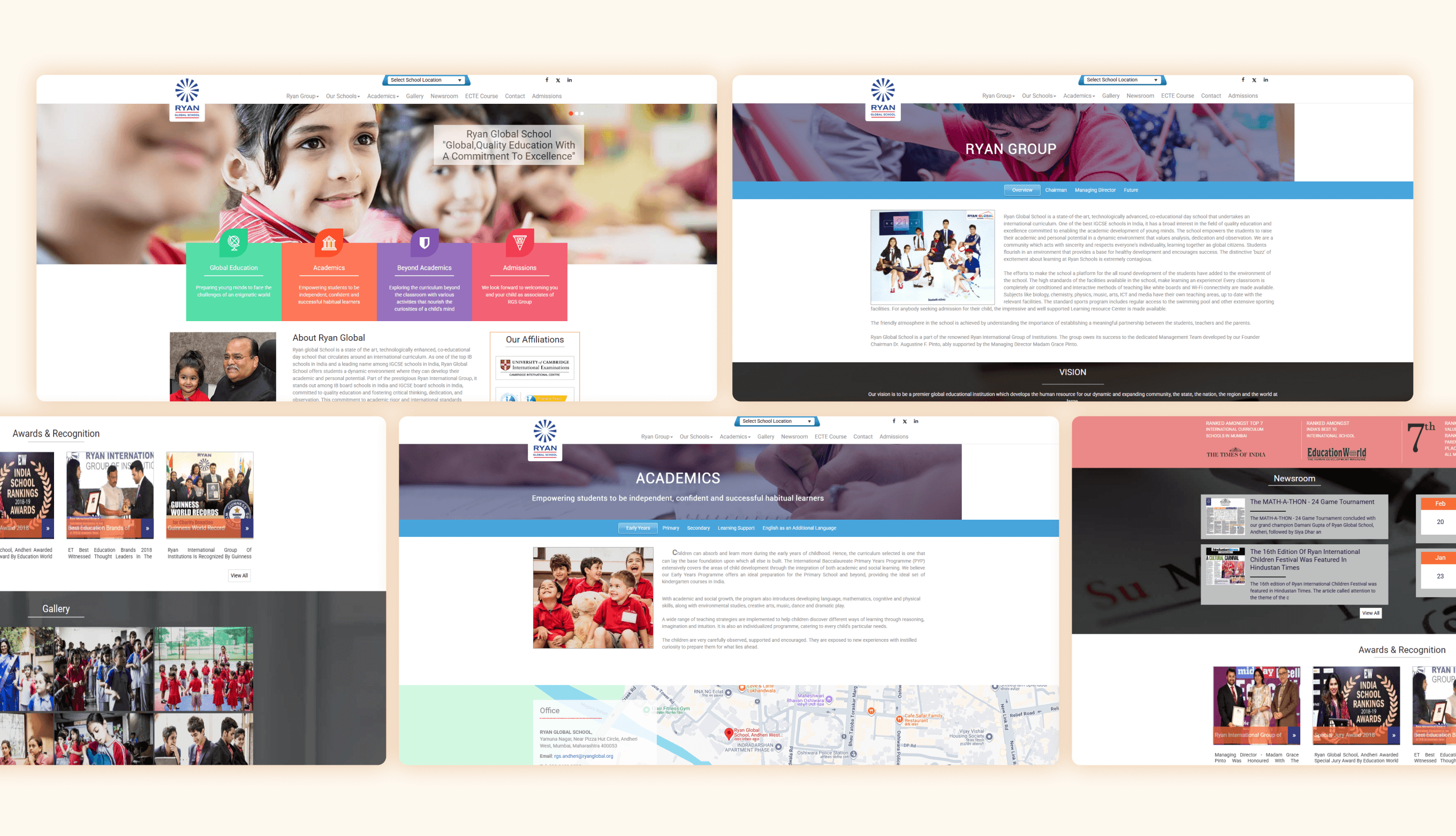EduCore — Super-admin multisite dashboard
