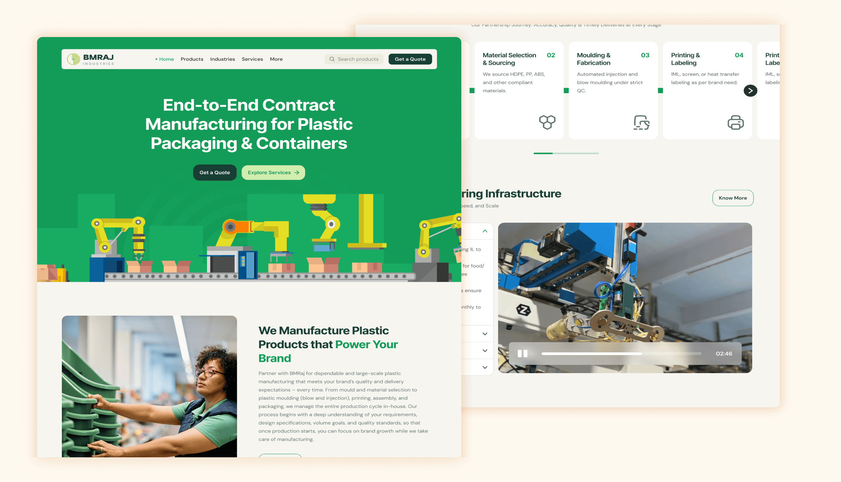 B.M. Raj & Co. — Production floor live dashboard